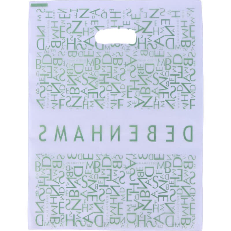 نایلون پایپی دسته دار طرح Debenhams سایز 45*35 سانتی متر بسته 1 کیلویی — تصویر ۲