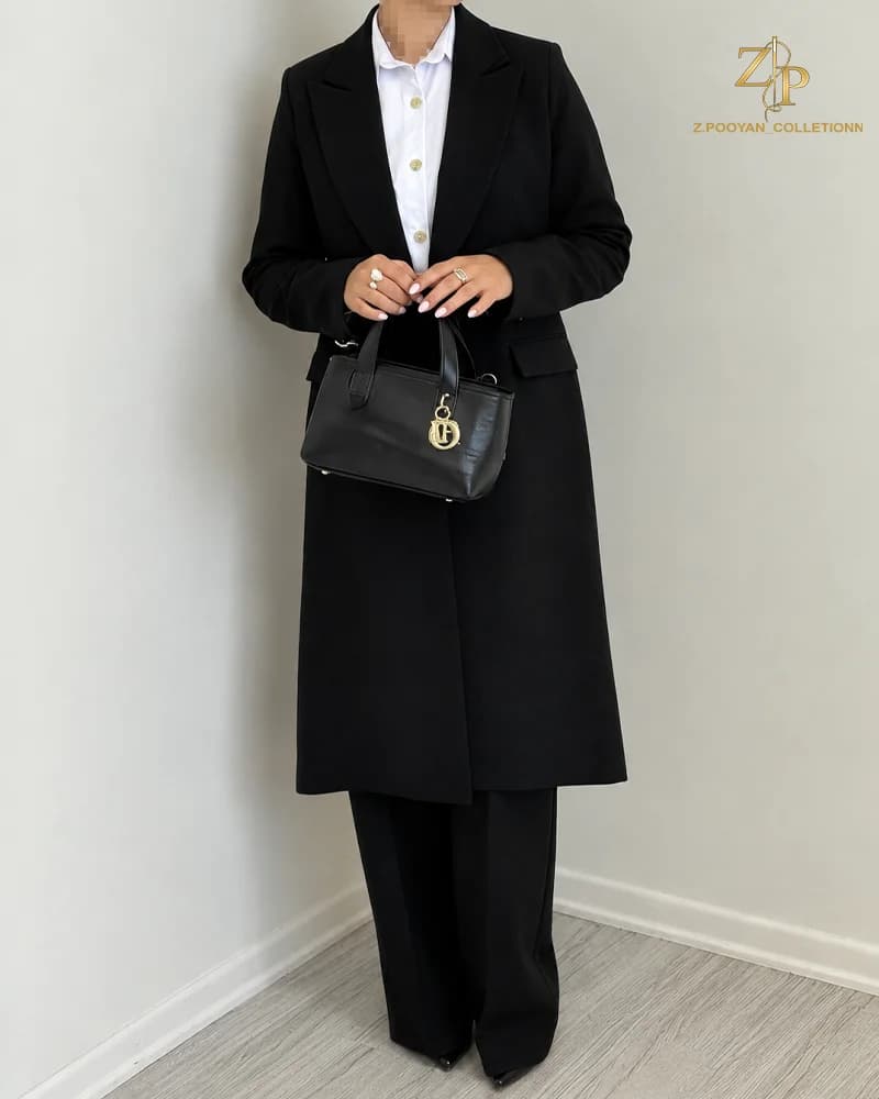 مانتو زنانه کرپ لاریک