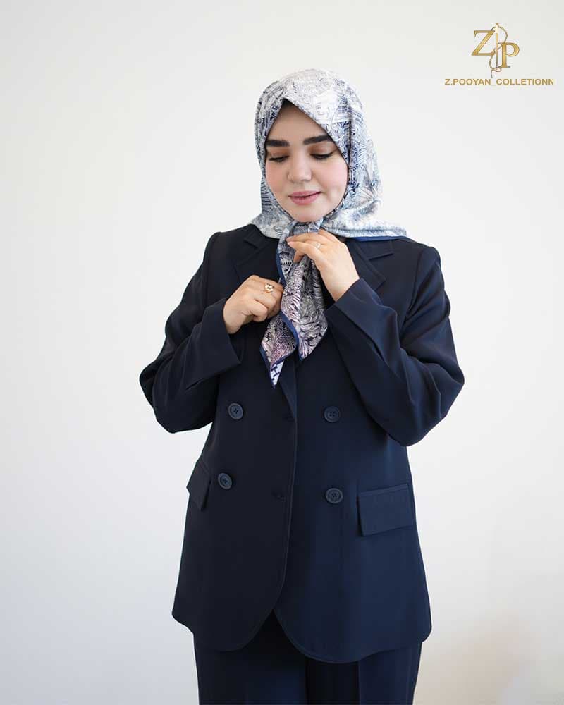 کت و شلوار زنانه کرپ مورگان مدا — تصویر ۲