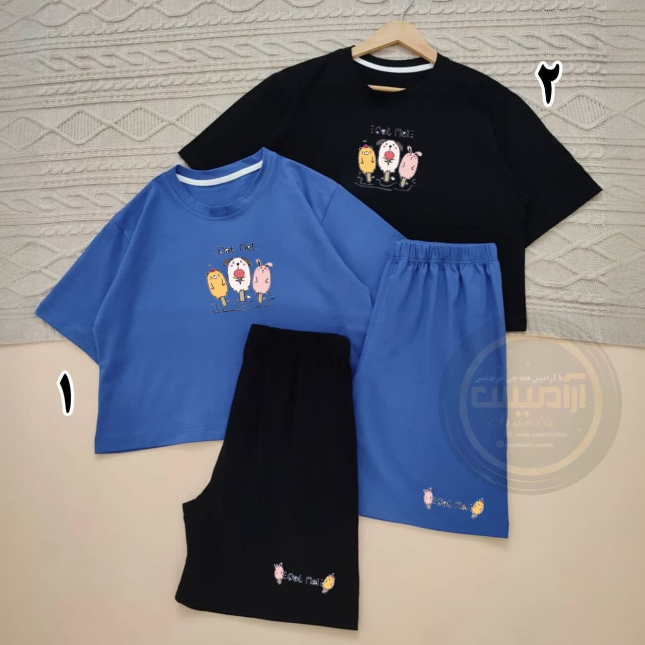 کراپ و شورتک بستنی حیوانات