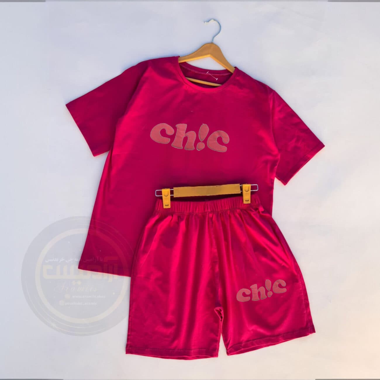 تیشرت و شلوارک قواره دار chic — تصویر ۵
