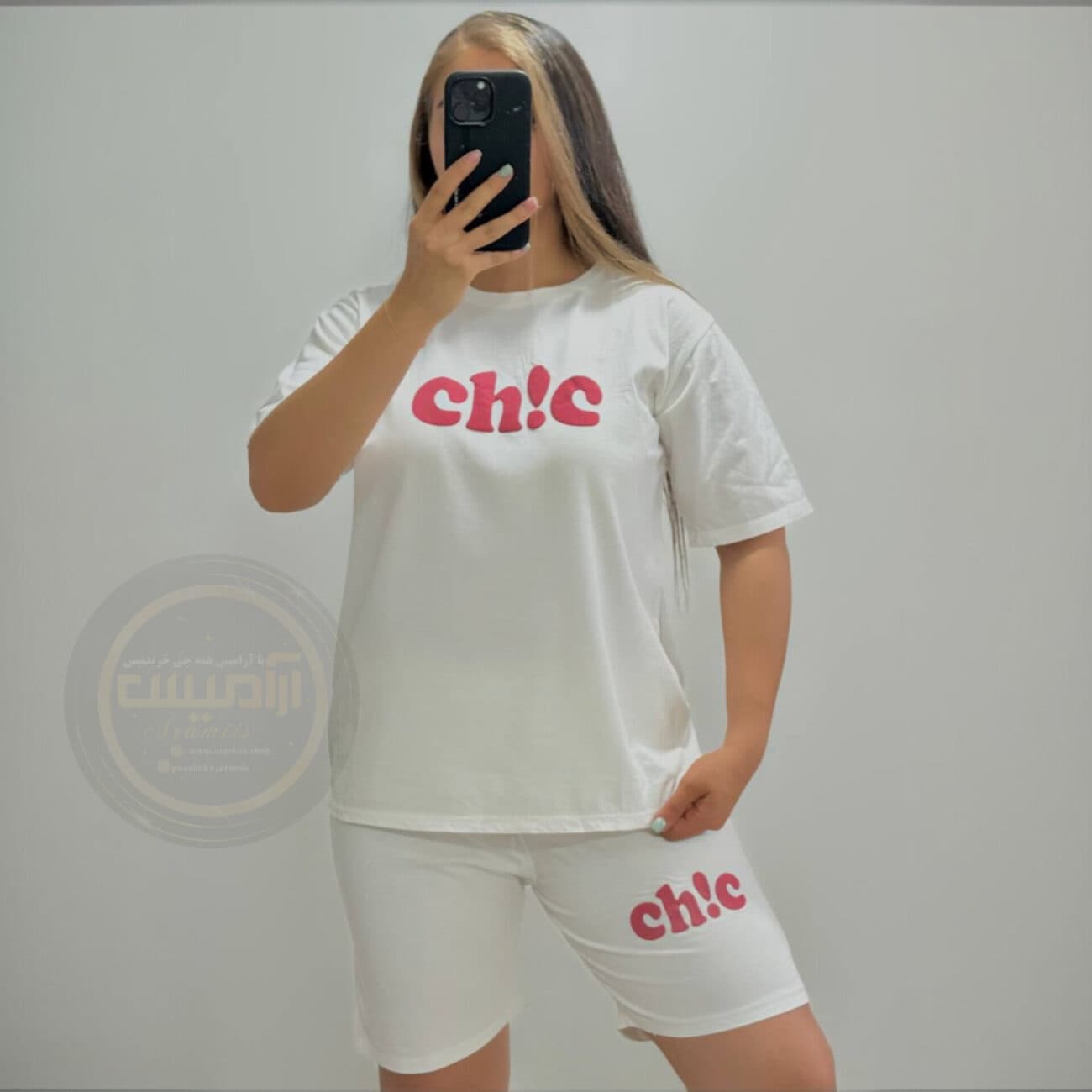 تیشرت و شلوارک قواره دار chic — تصویر ۳