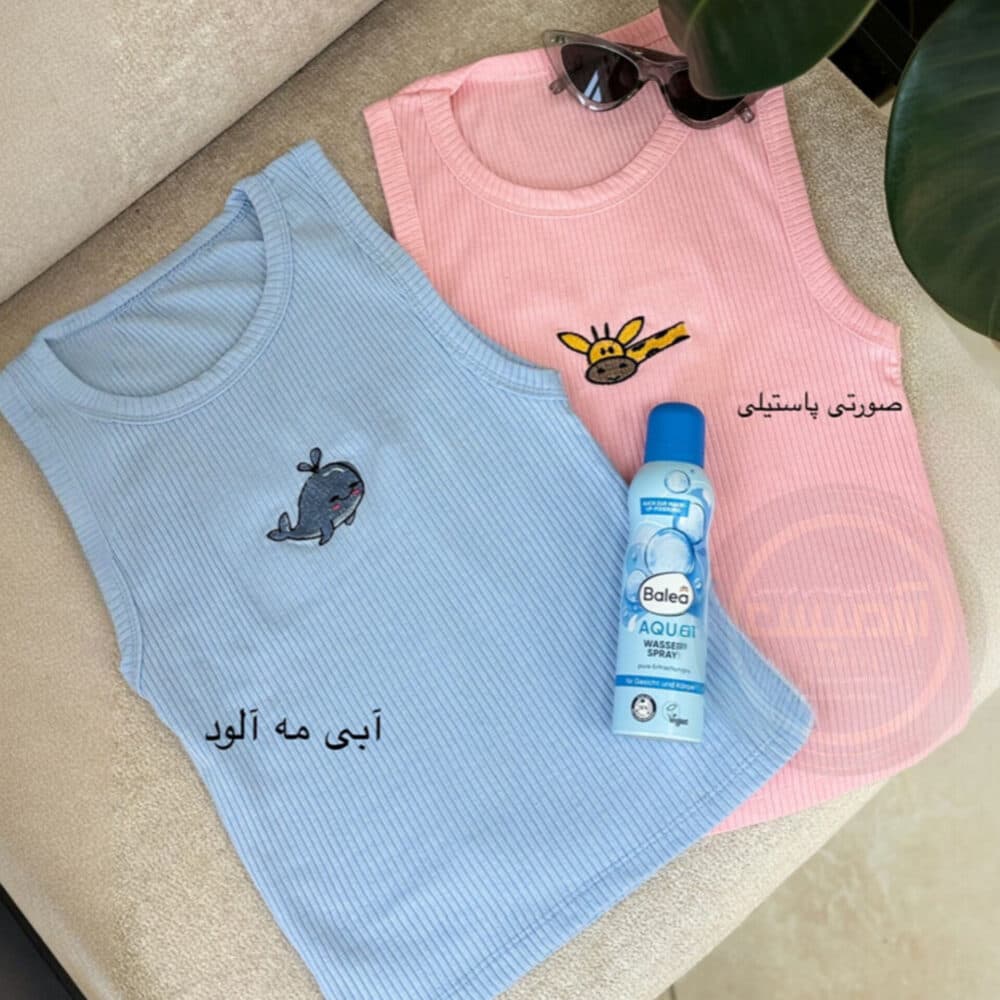 کراپ تاپ کرکره ای گلدوزی — تصویر ۴