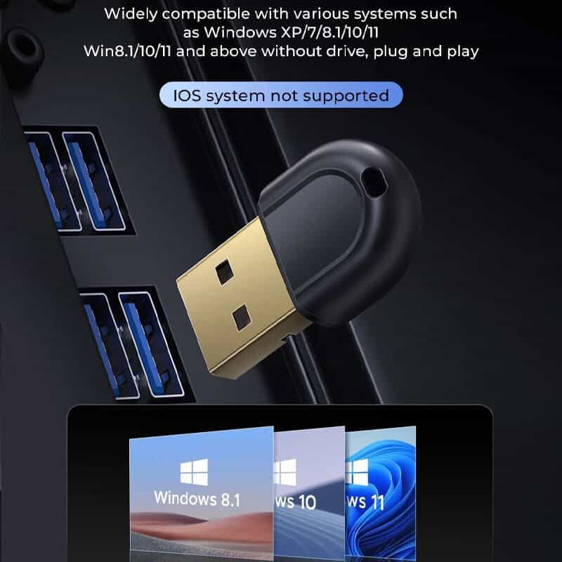 دانگل بلوتوث کامپیوتر Orico BTA-53 USB — تصویر ۲