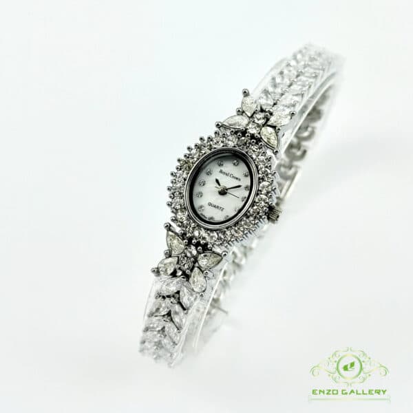 ساعت زنانه رویال کرون royal crown نگینی rc 103 — تصویر ۲