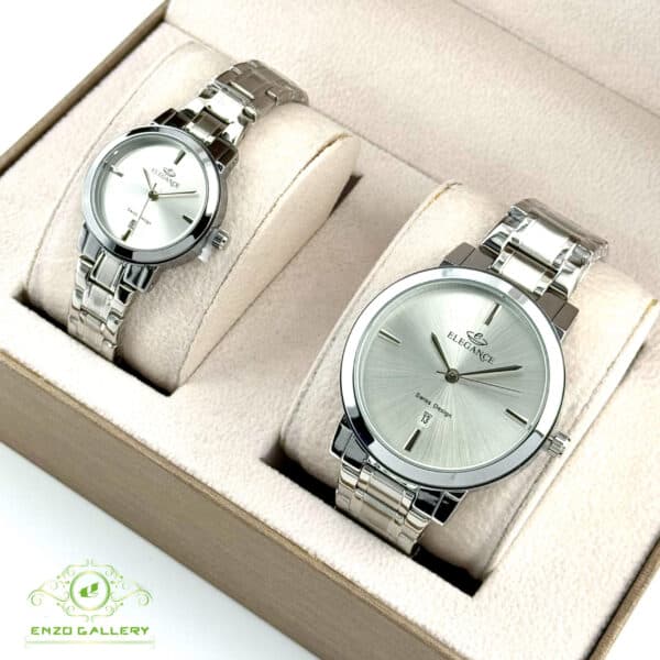 ساعت مچی الگانس فلزی ست جدید eg171