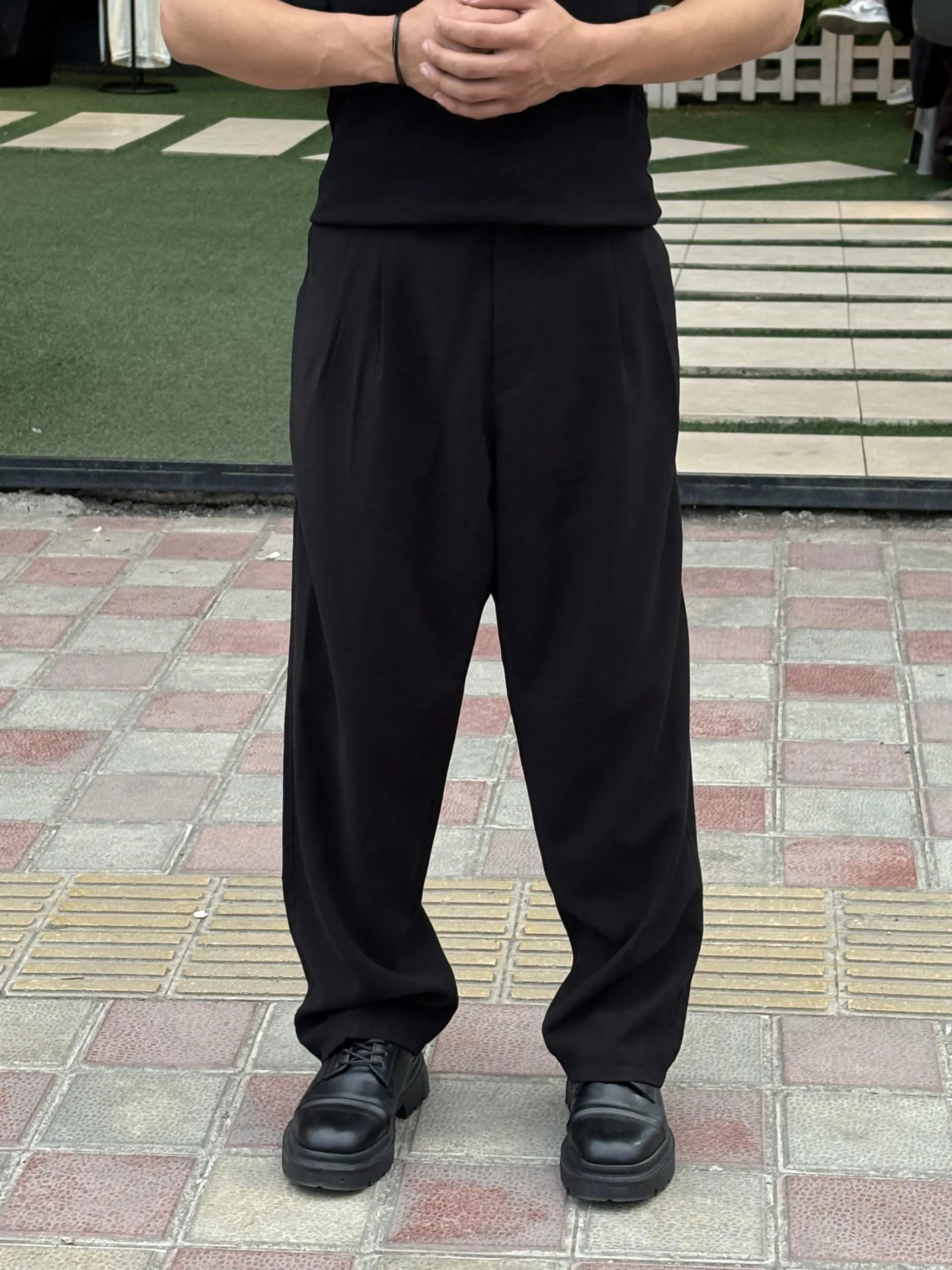 شلوار پارچه gavardin مشکی 46