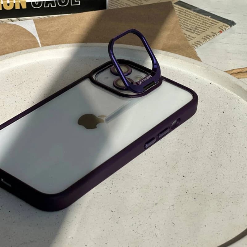 کاور مدل STAND مناسب برای گوشی موبایل اپل iphone 13 به همراه محافظ لنز کد m18361 کد
