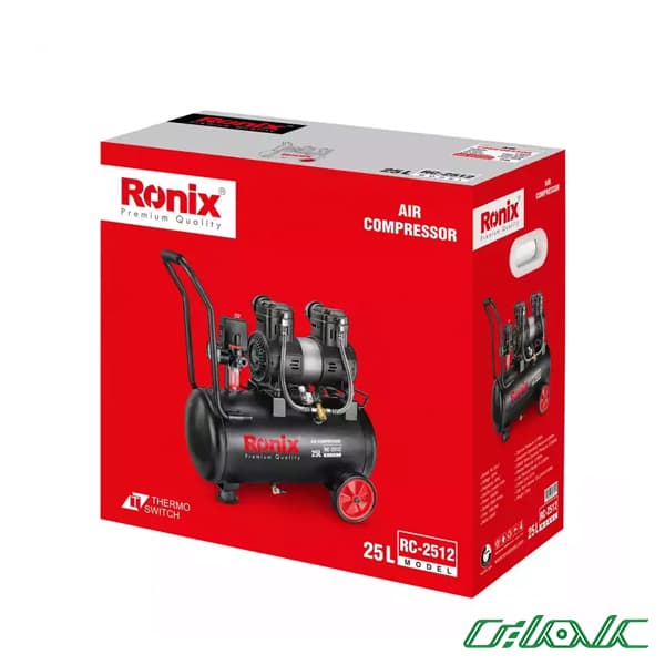 کمپرسور هوا 25 لیتری رونیکس مدل RC-2512 — تصویر ۴