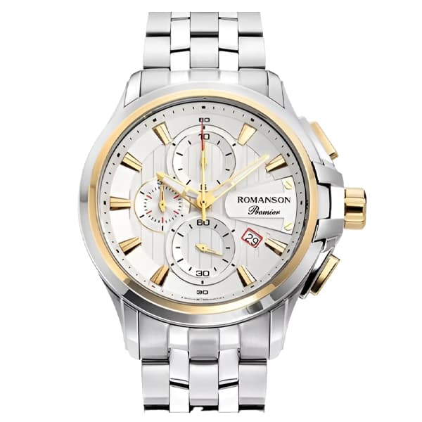 ساعت مچی مردانه رومانسون ROMANSON PA3234HMWCAS1G-W — تصویر ۲