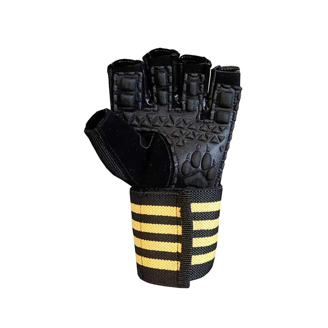 دستکش بدنسازی مچبنددار CHIACO مدل NO PAIN NO GAIN کدm17941 — تصویر ۲