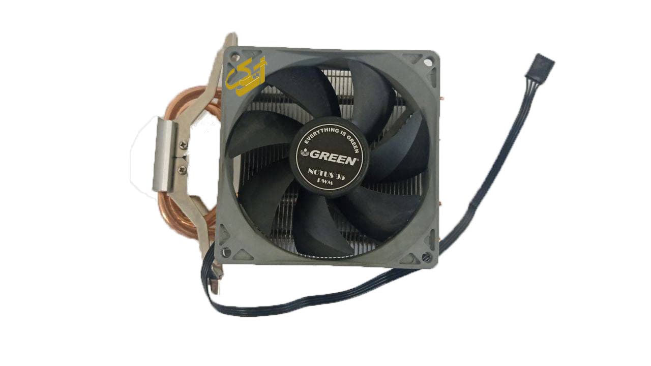 فن خنک کننده پردازنده cpu Aircooling cooler green مدل Notus 95 pwm