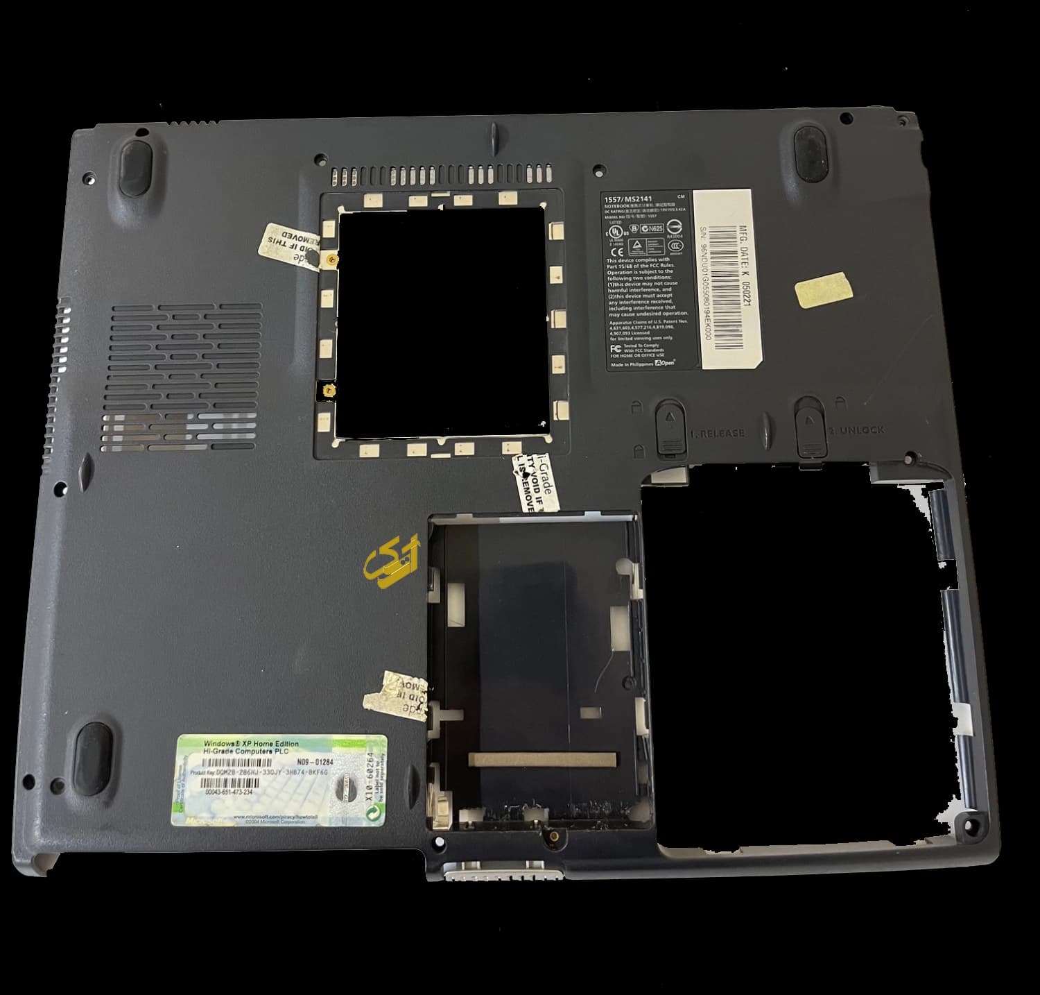 قاب D لپ‌ تاپ فوجیتسو مدل Fujitsu Tundra C7000 — تصویر ۲