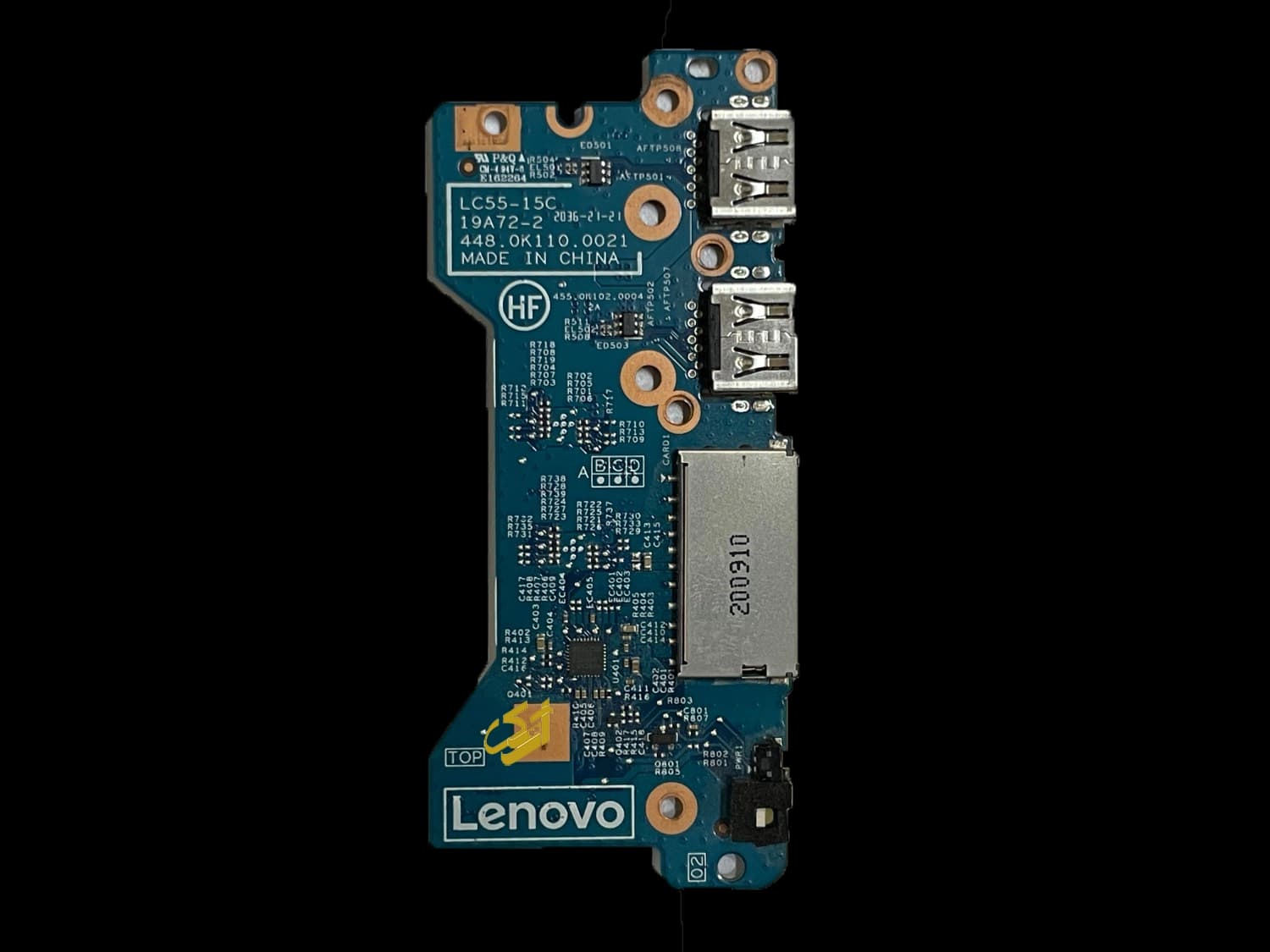 برد رم ریدر و USB لپ تاپ لنوو مدل LENOVO IDEAPAD FLEX 5 14ARE