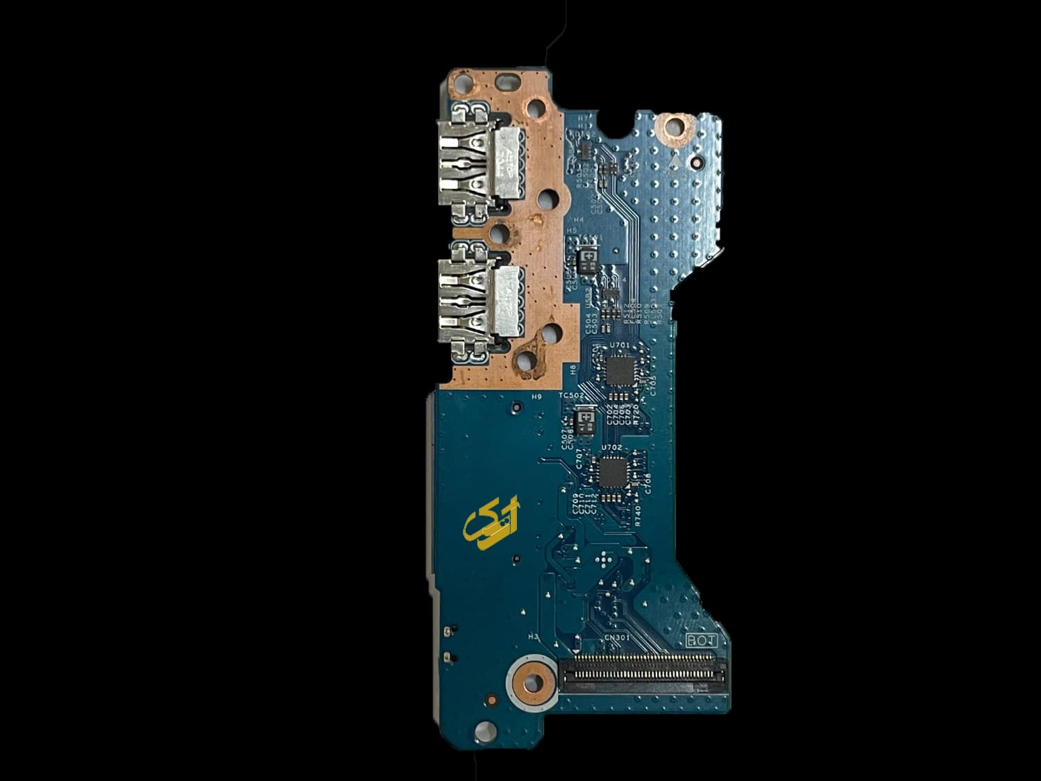 برد رم ریدر و USB لپ تاپ لنوو مدل LENOVO IDEAPAD FLEX 5 14ARE — تصویر ۲