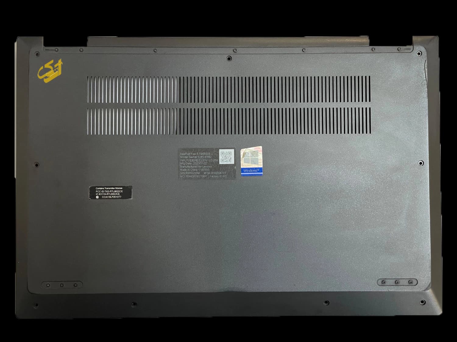 قاب کف لپ‌ تاپ لنوو مدل FRAME D LENOVO IDEAPAD FLEX 5 14ARE
