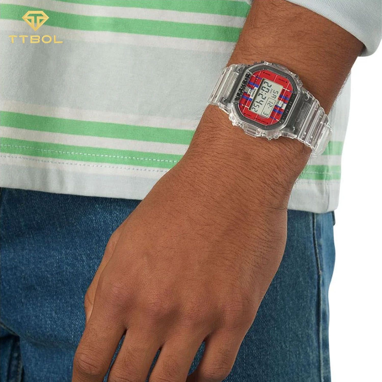 ساعت مچی مردانه کاسیو جیشاک CASIO G-SHOCK DWE-5600KS-7 — تصویر ۵