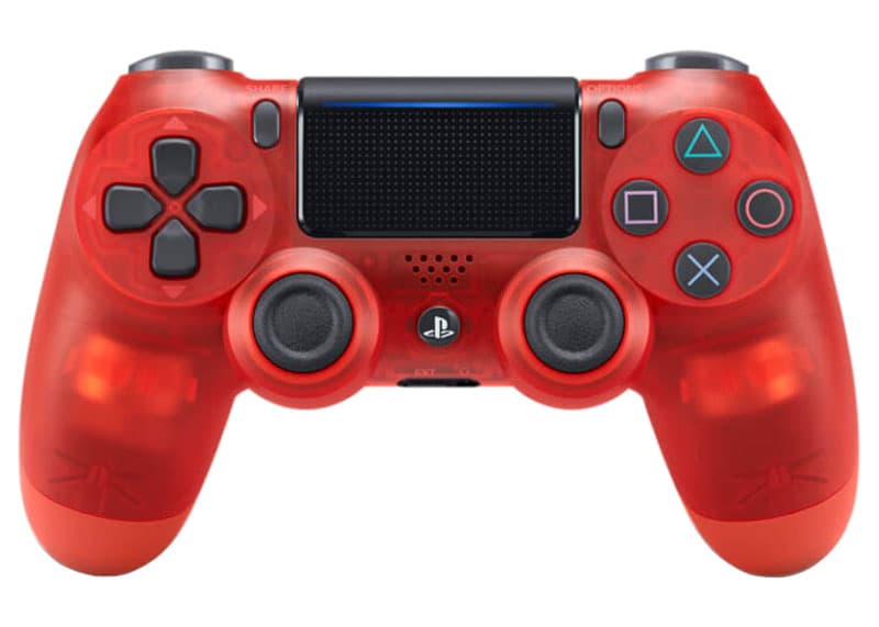 دسته PS4 شفاف قرمز — تصویر ۲