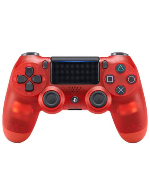 دسته PS4 شفاف قرمز