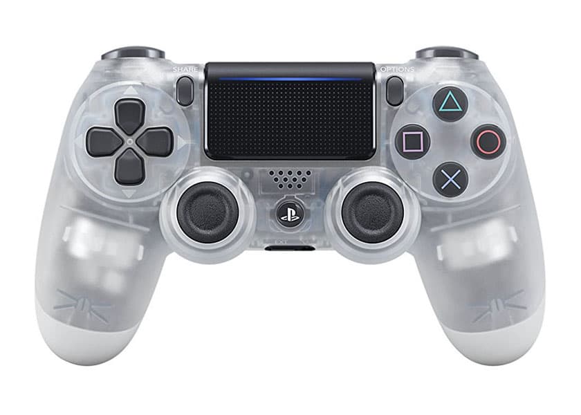 دسته PS4 شفاف سفید — تصویر ۲