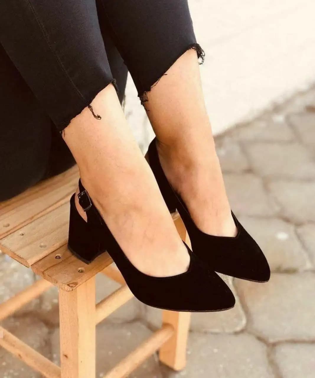 کفش پاشنه 6 سانت سوئیت اصل کد 4566 — تصویر ۵