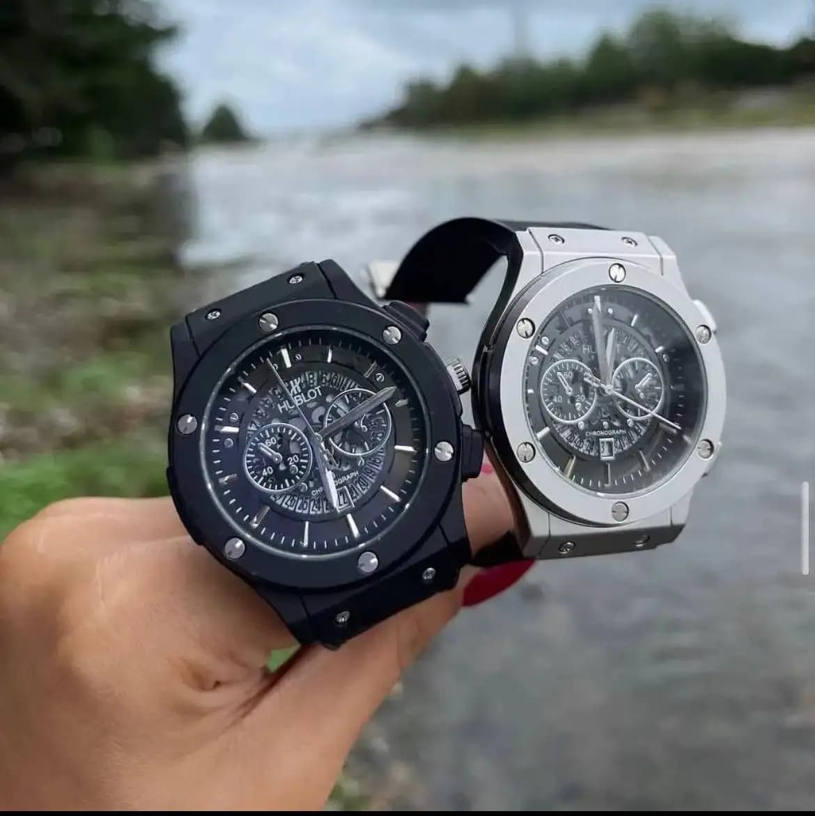 ساعت مچی مردانه Hublot (مشکی) کد 4563 — تصویر ۲