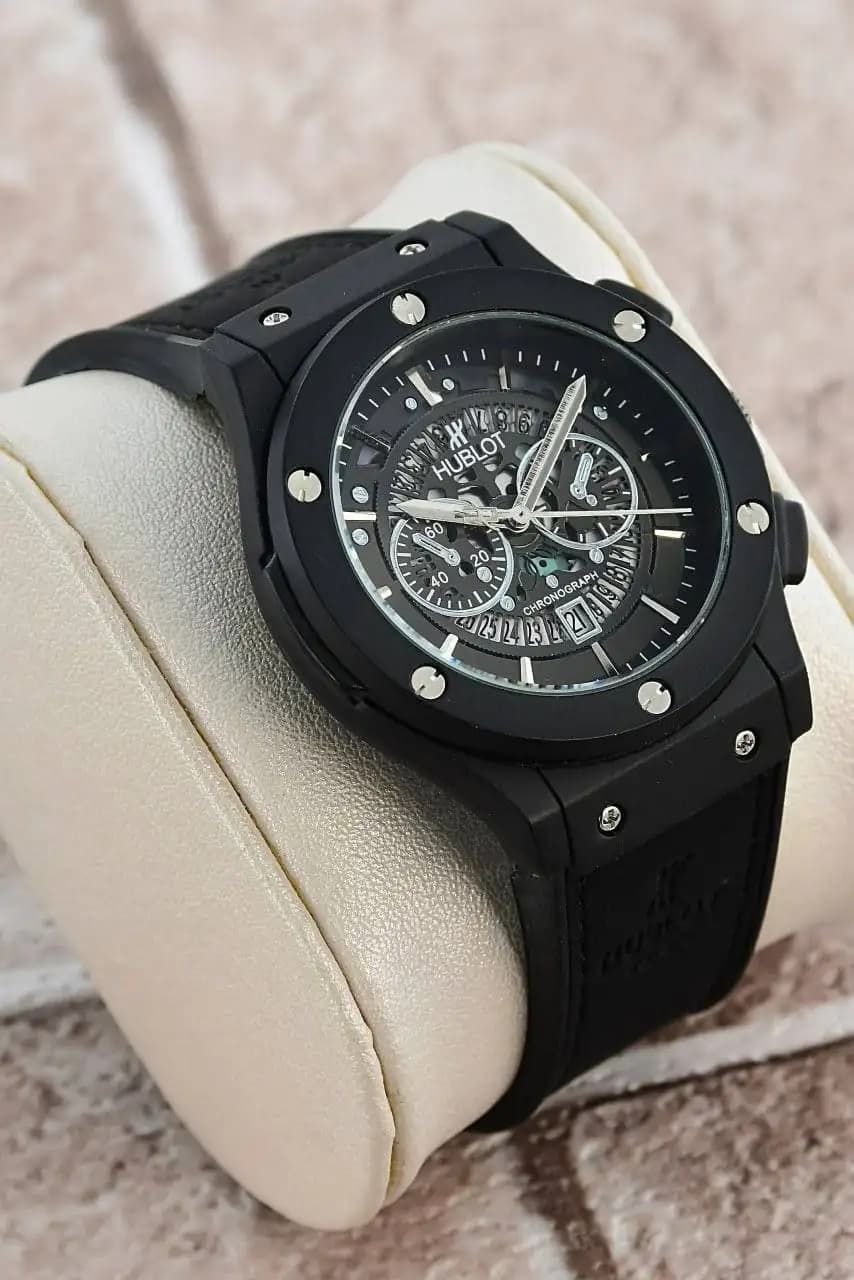 ساعت مچی مردانه Hublot (مشکی) کد 4563 — تصویر ۴