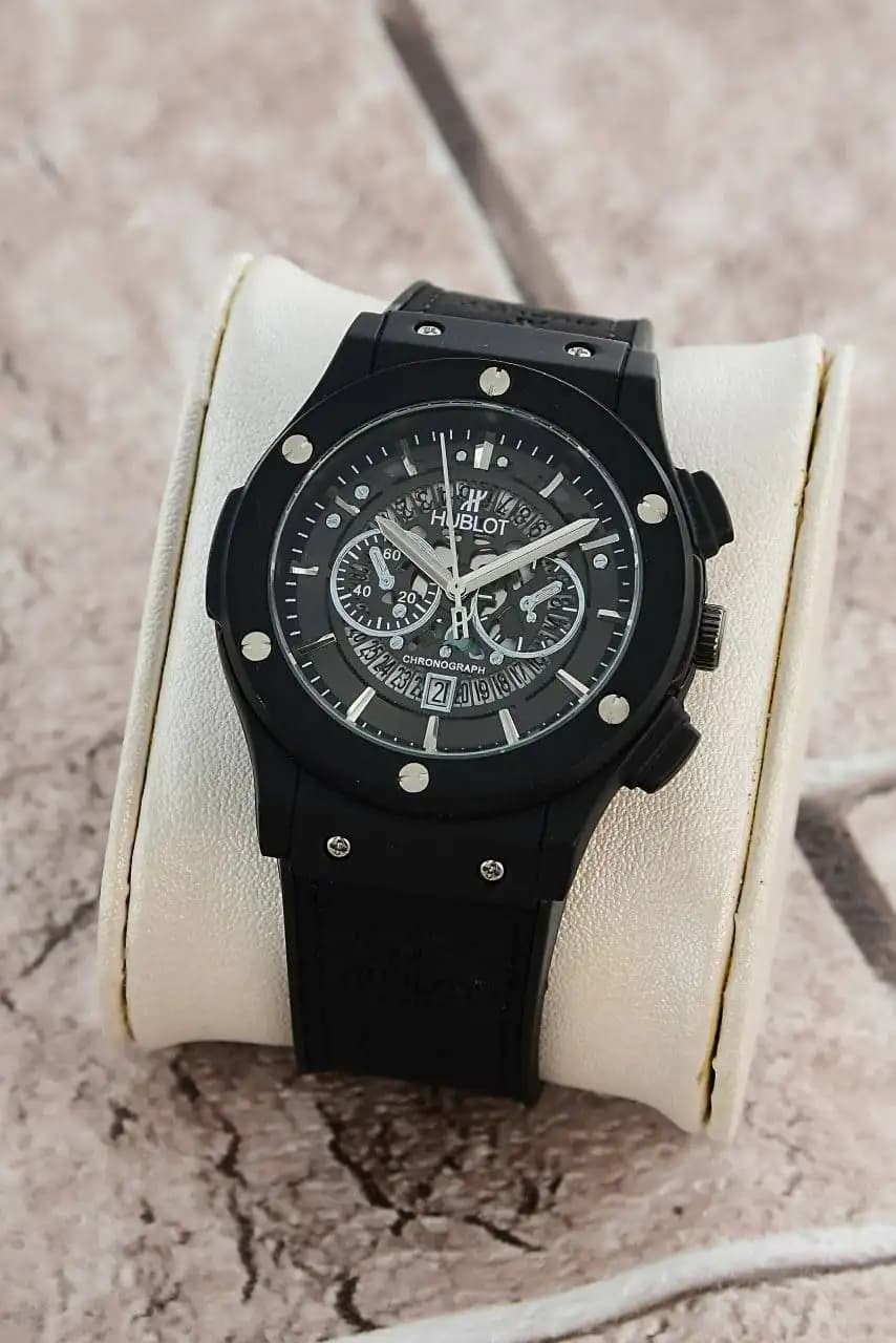 ساعت مچی مردانه Hublot (مشکی) کد 4563