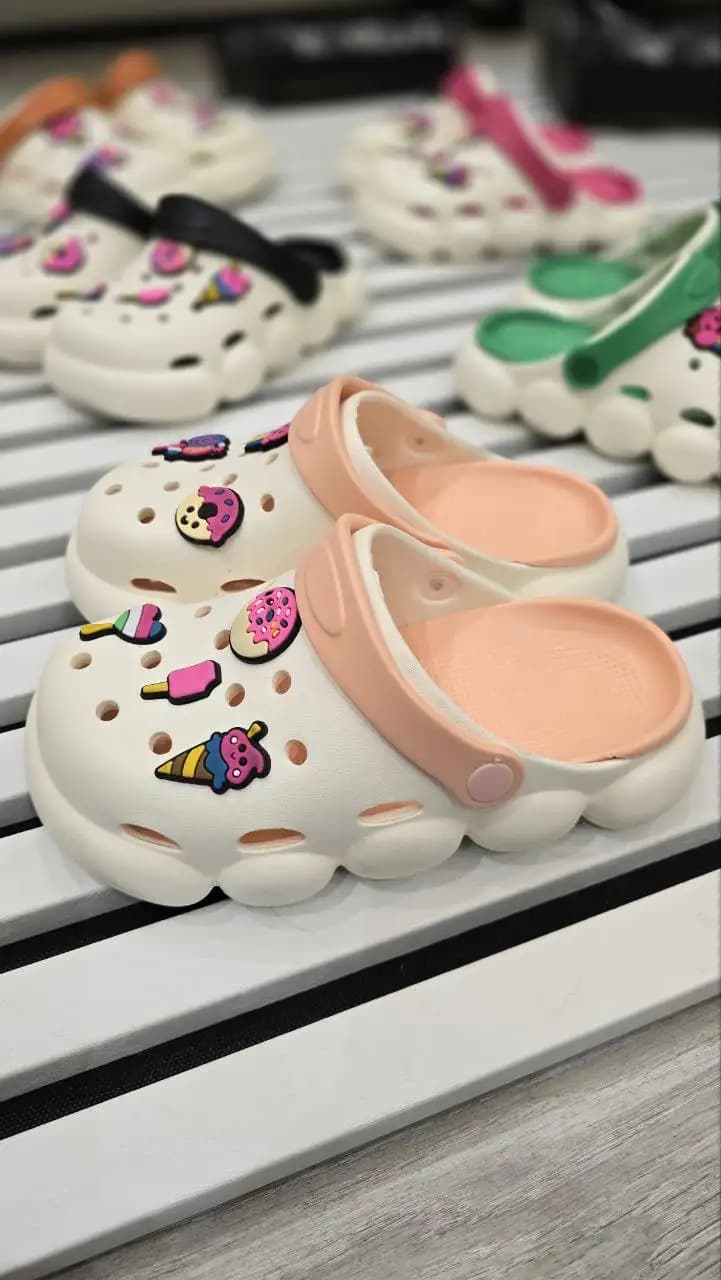 کراکس زنانه پایون (کرم-کالباسی) کد 4509