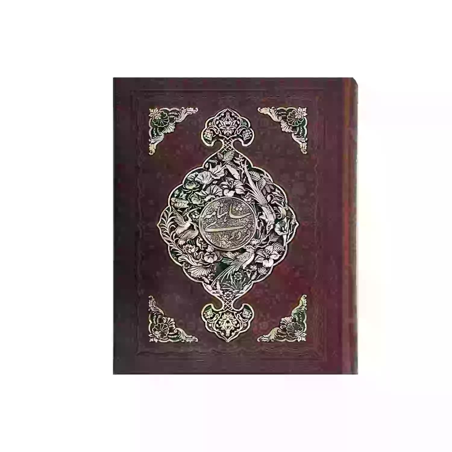 کتاب نفیس شاهنامه رحلی گلاسه چرم جعبه دار طرح مس کد 125730 — تصویر ۲
