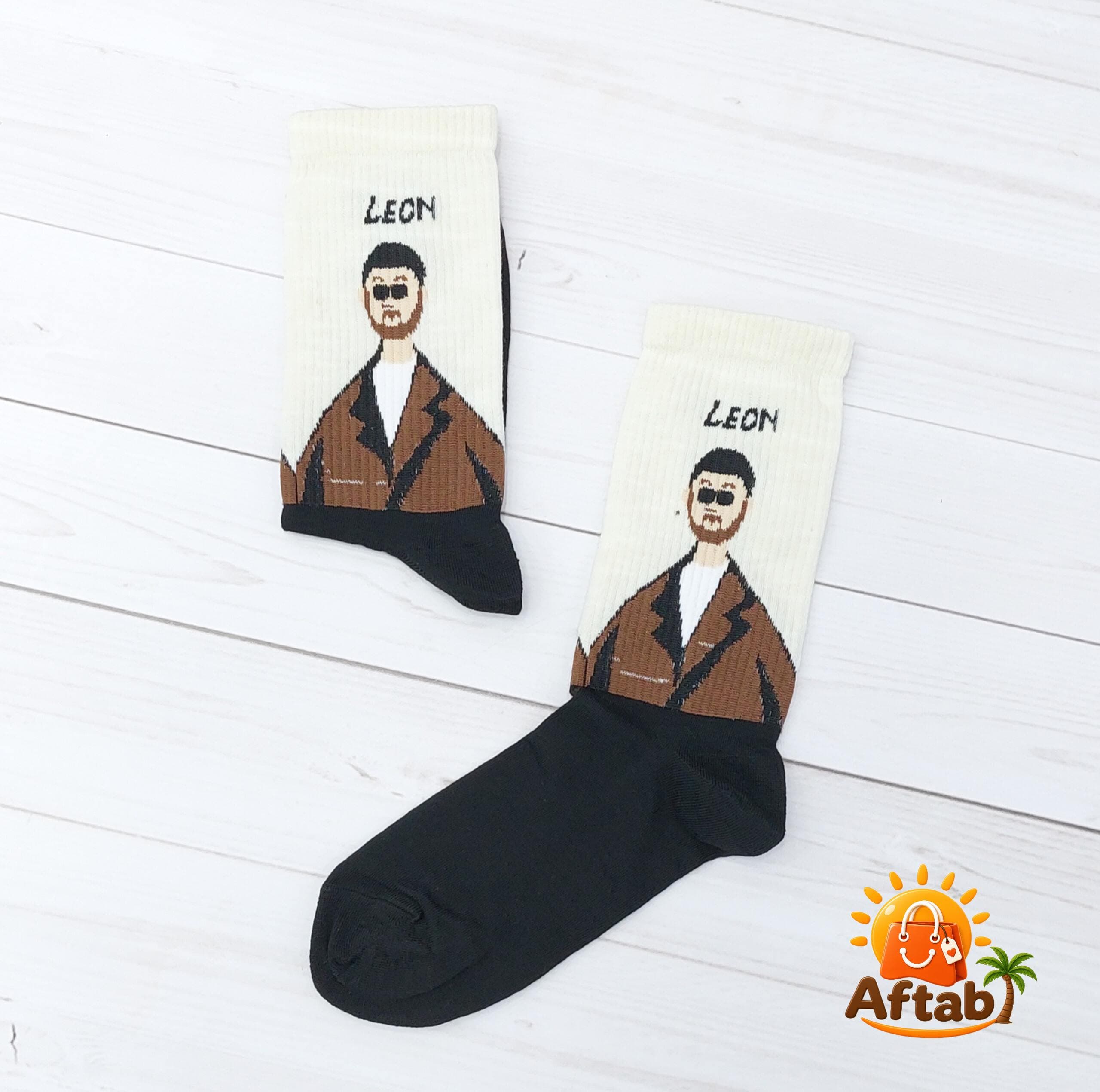 جوراب ساقدار فانتزی ست طرح لئون و ماتیلدا — تصویر ۳