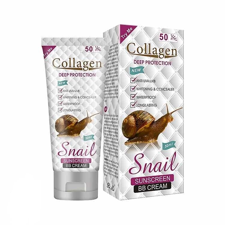کرم ضد آفتاب حلزون Collagen مدل BB — تصویر ۳