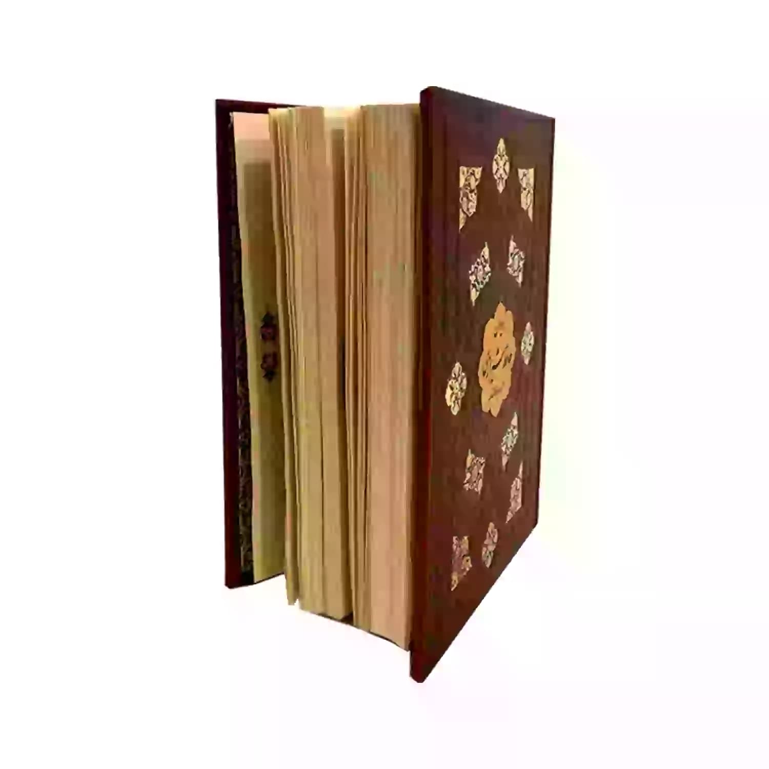 کتاب نفیس دیوان حافظ جیبی چرم تحریر قابدار با فالنامه کد 125447 — تصویر ۸