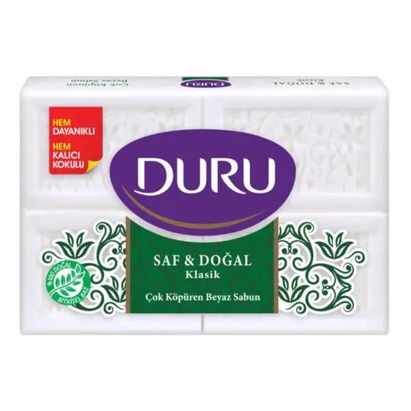 صابون بدن سفید دورو Duru کتابی 4 عددی 600 گرم