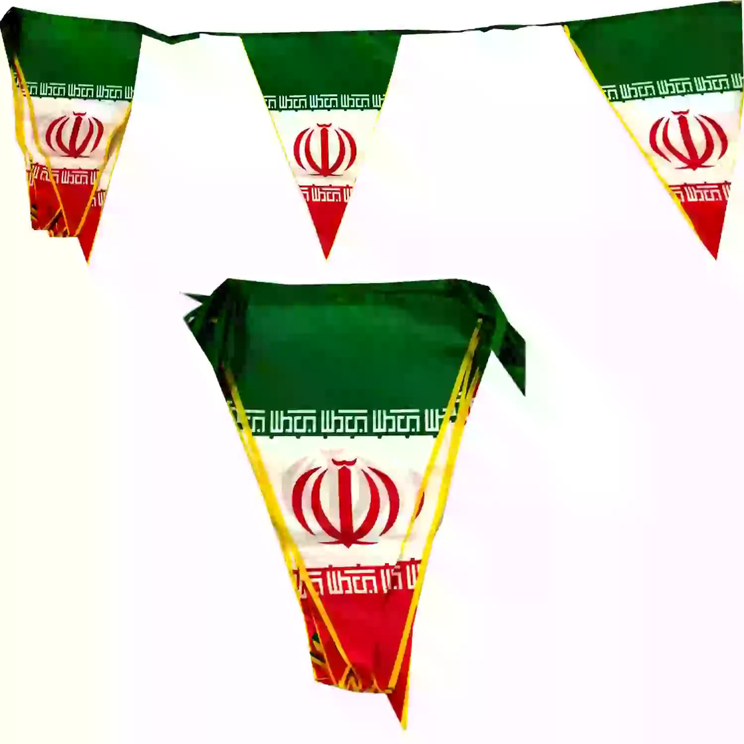 ریسه ساتن مثلثی ایران-9متری 15عددی کد 103881