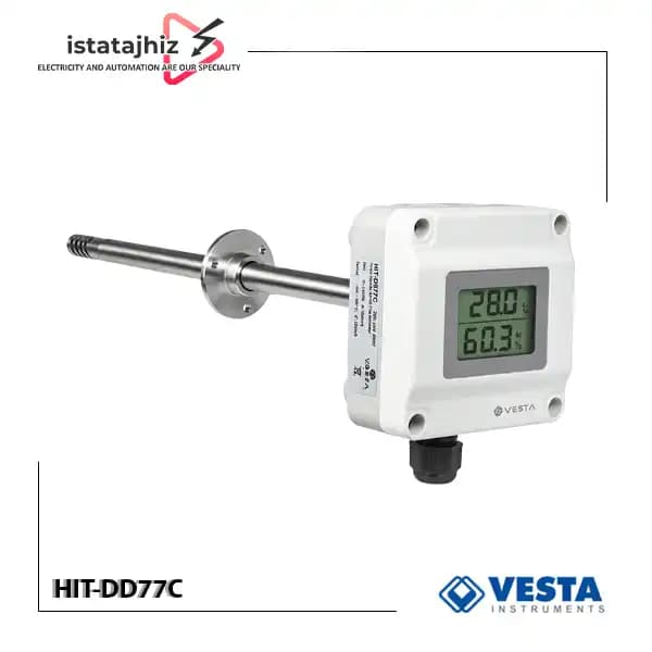 ترانسمیتر دما و رطوبت کانالی Vesta مدل HIT-DD77C