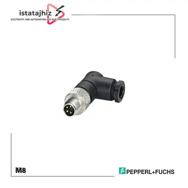 کانکتور سنسور M8 نری 4 پین 90 درجه