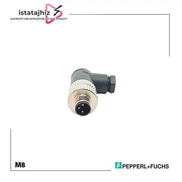 کانکتور M8 نری 3 پین زاویه دار 90 درجه