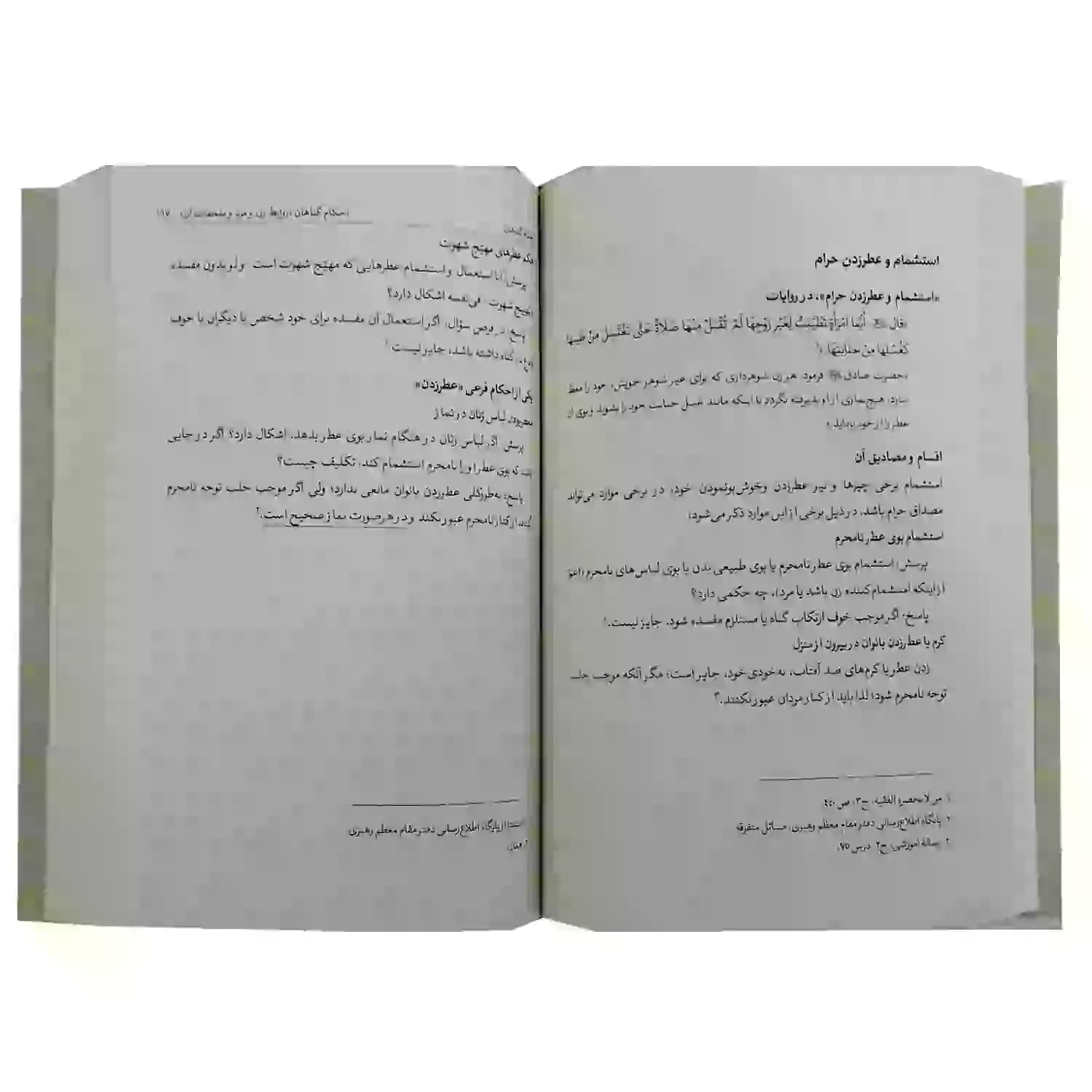کتاب احکام گناهان-مطابق با فتاوای مرجع عالی قدر حضرت آیت الله العظمی خامنه ای-فیض فرزان کد 103852 — تصویر ۴