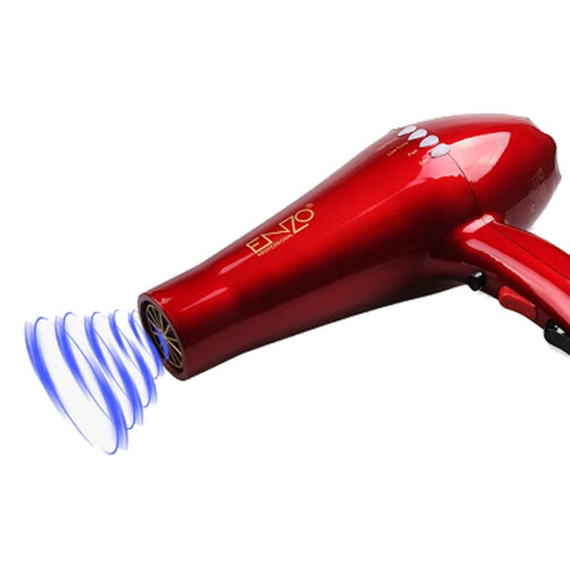 سشوار حرفهای انزو مدل EN-8860R قدرت 17000 دور در دقیقه — تصویر ۱۲