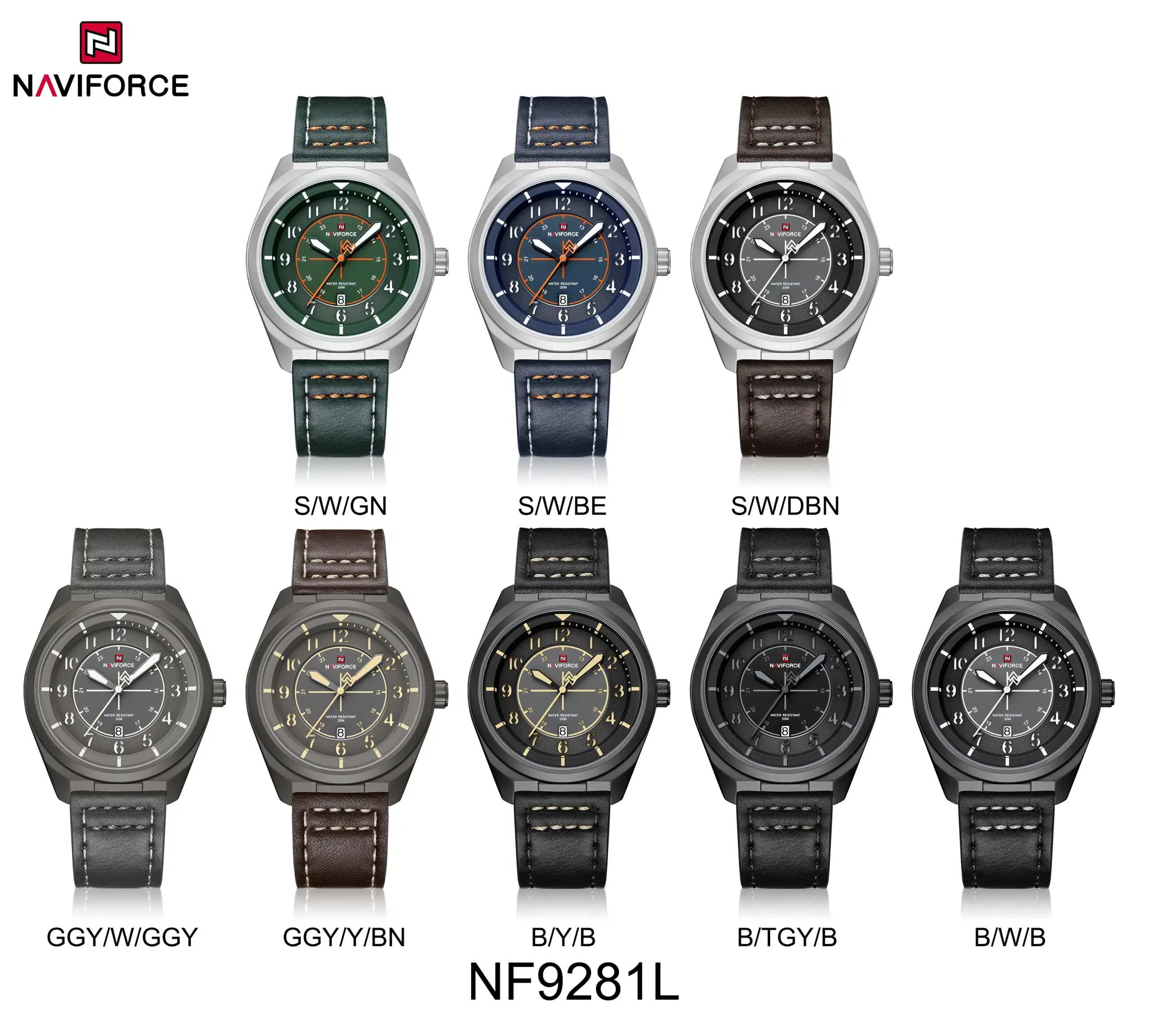 ساعت نیوی فورس اورجینال NAVIFORCE NF9281 B/TGY/B — تصویر ۴