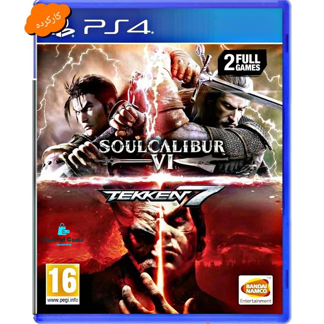 دیسک بازی Tekken 7 & Soul Calibur VI Ps4 کارکرده