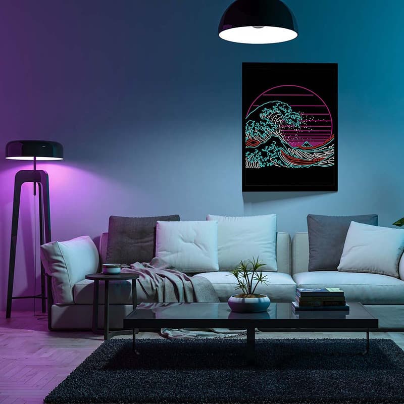 تابلو مدل GREAT WAVE کد F-7003 — تصویر ۷