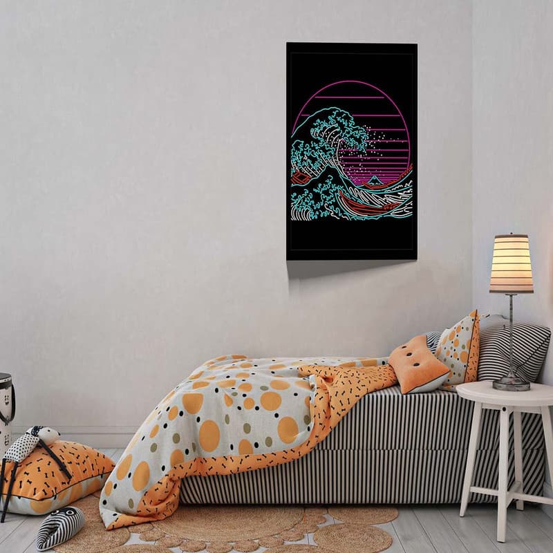 تابلو مدل GREAT WAVE کد F-7003 — تصویر ۸