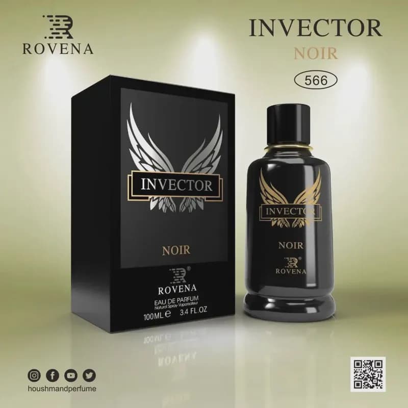 عطر مردانه روونا اینوکتور نویر مشابه پاکو رابان اینویکتوس اینتنس حجم 100 میل — تصویر ۴