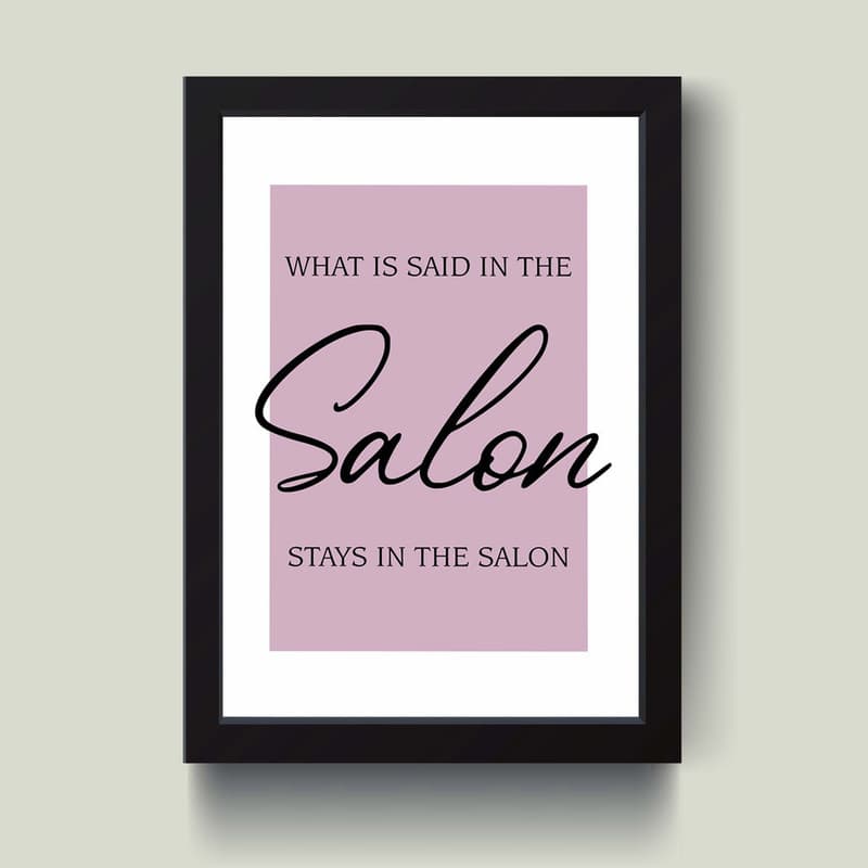 تابلو مدل مینیمال Salon کد S0612-b