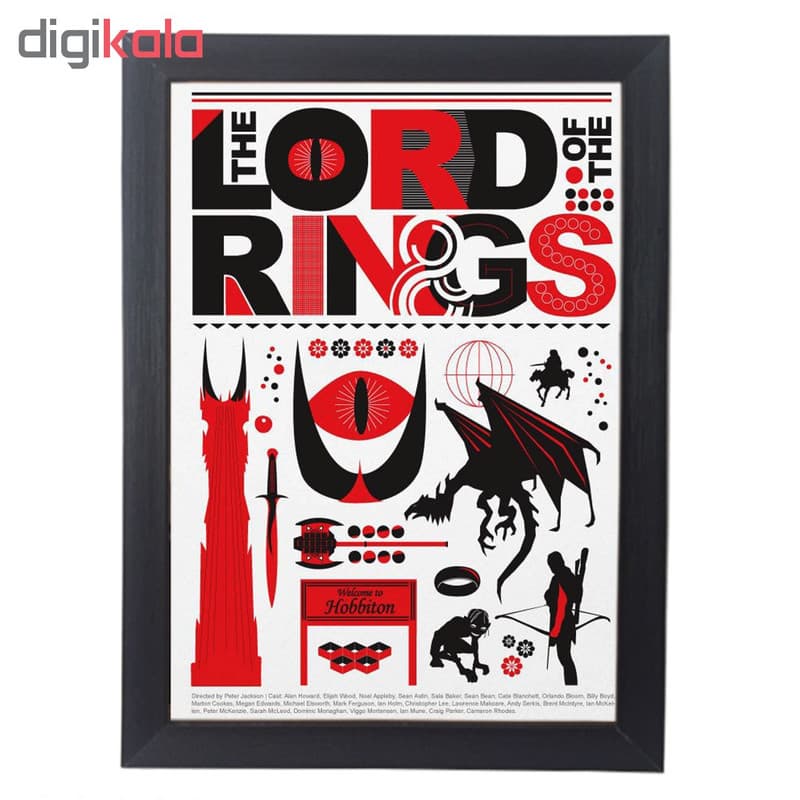 تابلو آگاپه مدل G162 طرح Lord of The Ring — تصویر ۲
