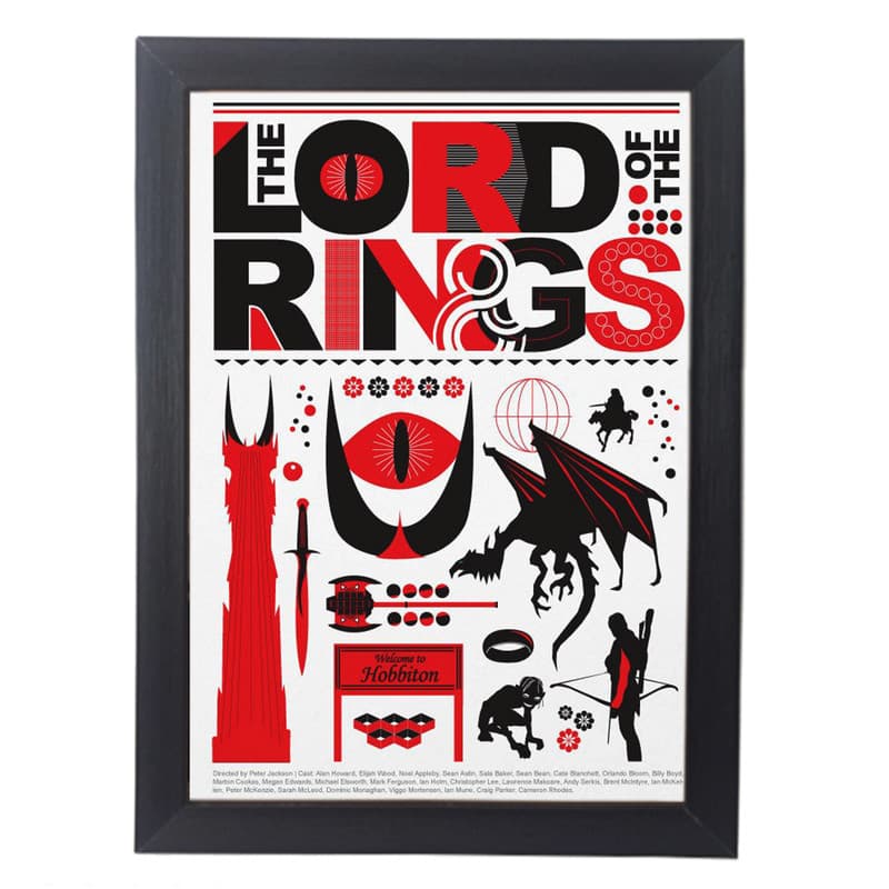 تابلو آگاپه مدل G162 طرح Lord of The Ring