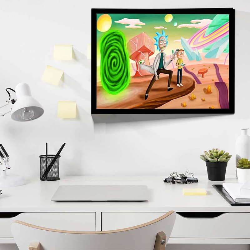 تابلو مدل rick and morty کد F-15032 — تصویر ۶