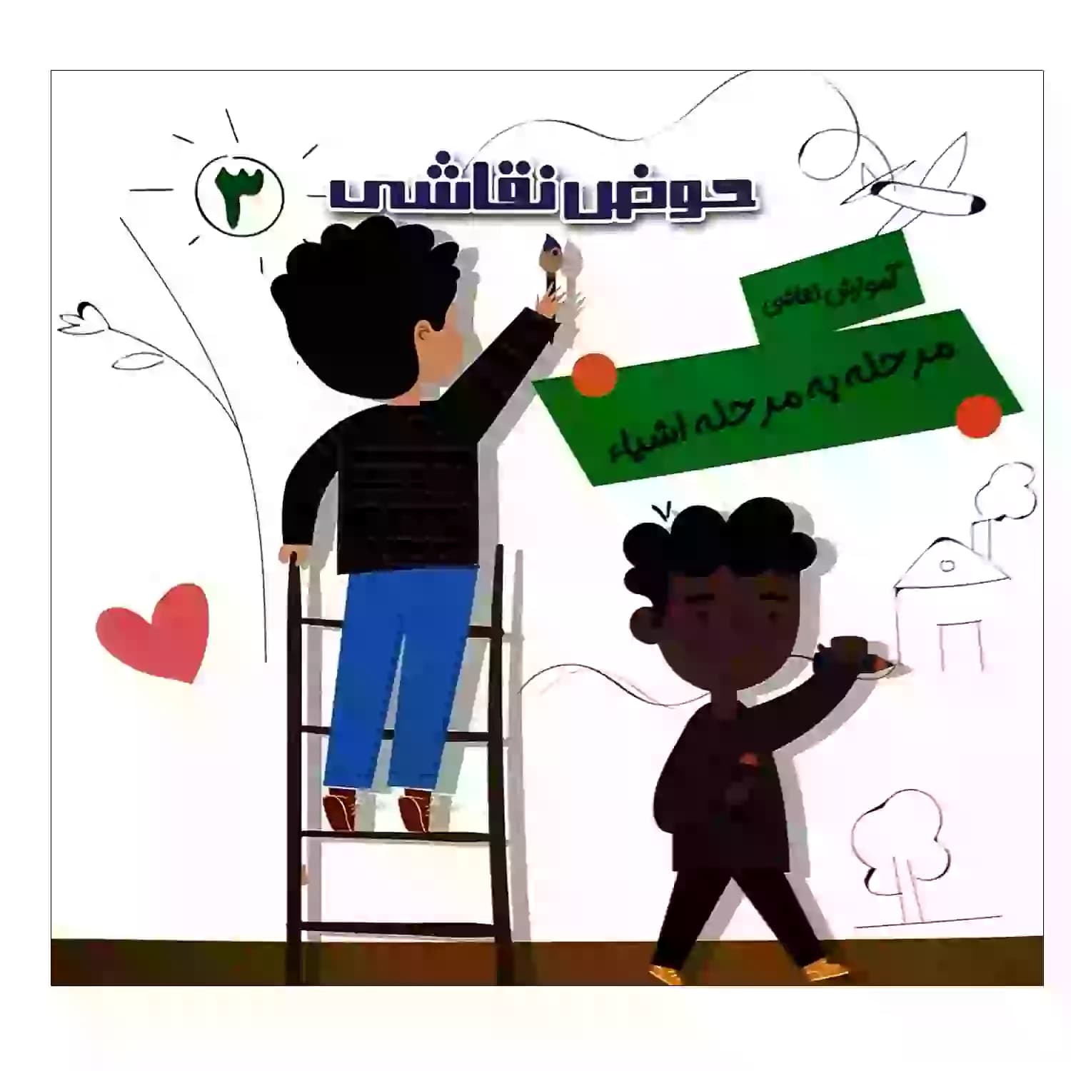 کتاب حوض نقاشی جلد3-آموزش نقاشی مرحله به مرحله-اشیاء- نشر یلداکتاب کد 103783 — تصویر ۲